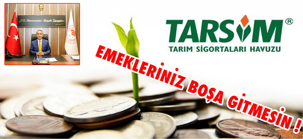 Samsun İl Tarım ve Orman Müdürü  İbrahim Sağlam’dan çiftçilere Tarım Sigortası  (Tarsim) Uyarısı