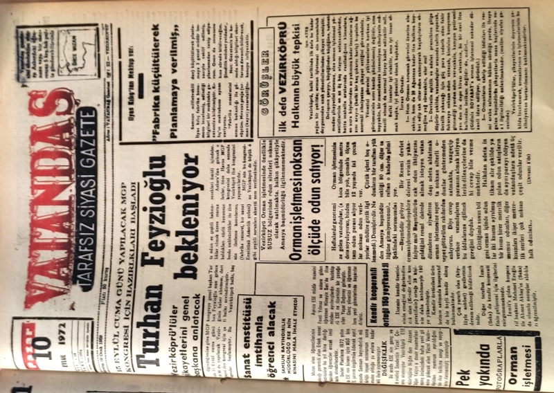 15 Eylül Cuma günü yapılacak MGP kongresi için hazırlıklar başladı Turhan Feyzioğlu Bekleniyor 10 Eylül 1972 Pazar