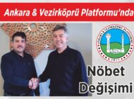 Ankara &Vezirköprü Platformu’nda  Nöbet Değişimi