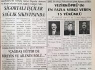 Vezirköprü’de herşey sorun: Sigorta doktoru 14 Nisan’a kadar izinli, sağlık ocakları FUL!.. Sigortalı İşçiler Sağlık Sıkıntısında 6 Nisan 2003 Pazar