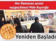 Her Ramazan ayının vazgeçilmezi Pide Kuyruğu Yeniden Başladı