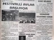 3. Kapaklıeşme Festivalinin  tarihi belirlendi: 12-13 Temmuz… Festivalli Aylar Başlıyor 13 Nisan 2003  Pazar