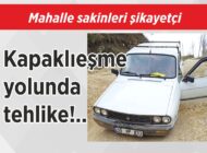 Mahalle sakinleri şikayetçi Kapaklıeşme yolunda tehlike!..