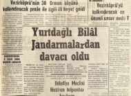 İlçemiz orman köyleri için kaçırılmayacak fırsat Vezirköprü’nün 38 Orman Köyünü  Kalkındıracak Proje İle İlgili İlk Heyet Geldi 27 Mayıs 1973 Pazar