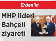 Erden’in MHP lideri Bahçeli ziyareti