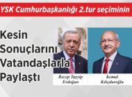 YSK Cumhurbaşkanlığı 2.tur seçiminin Kesin Sonuçlarını  Vatandaşlarla Paylaştı