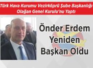 Türk Hava Kurumu  Vezirköprü Şube Başkanlığı Olağan Genel Kurulu’nu Yaptı Önder Erdem Yeniden Başkan Oldu