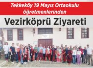 Tekkeköy 19 Mayıs Ortaokulu öğretmenlerinden Vezirköprü Ziyareti