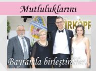 Mutluluklarını Bayramla birleştirdiler..