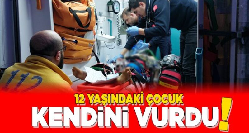 Küçük Çocuk Kendini Vurdu!.