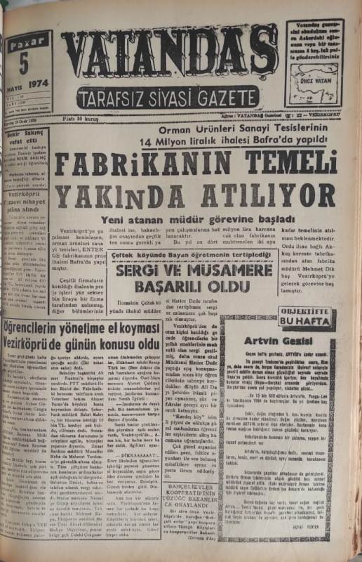 FABRİKANIN TEMELİ YAKINDA ATILIYOR