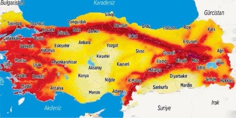 Komşu İlçe Ladik İçin DEPREM riski