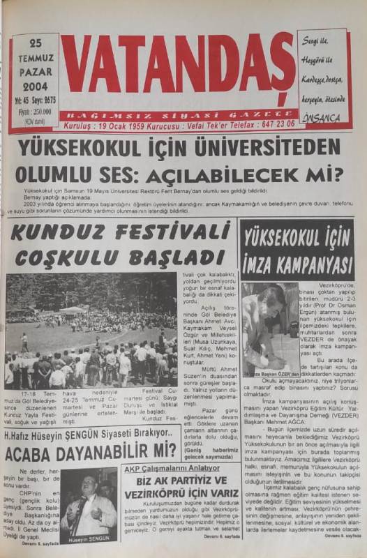 YÜKSEKOKUL İÇİN ÜNİVERSİTEDEN OLUMLU SES: AÇILABİLECEK Mİ?