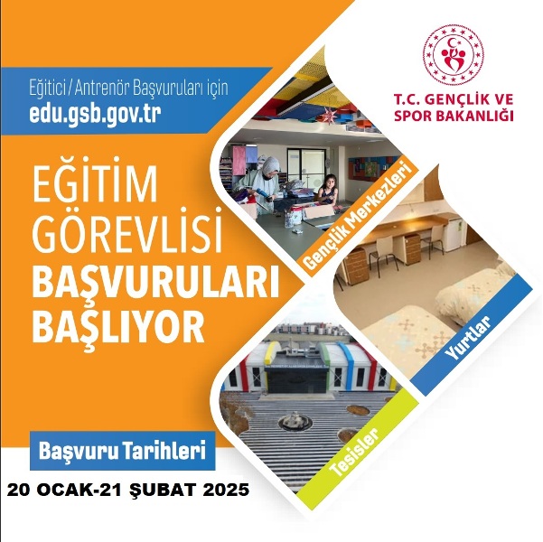 GSB Eğitim görevlisi başvuruları başlıyor.